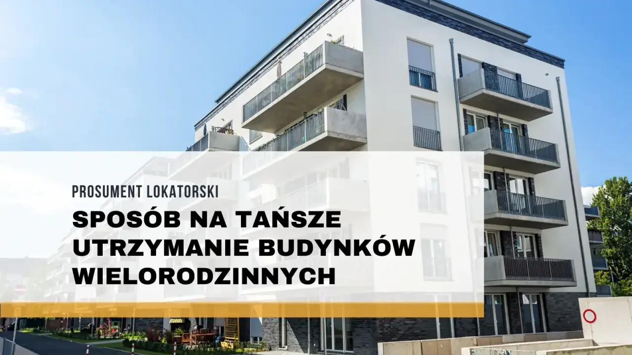 Nowoczesny budynek wielorodzinny. Prosumenci lokatorscy szukają sposobów na tańsze utrzymanie.