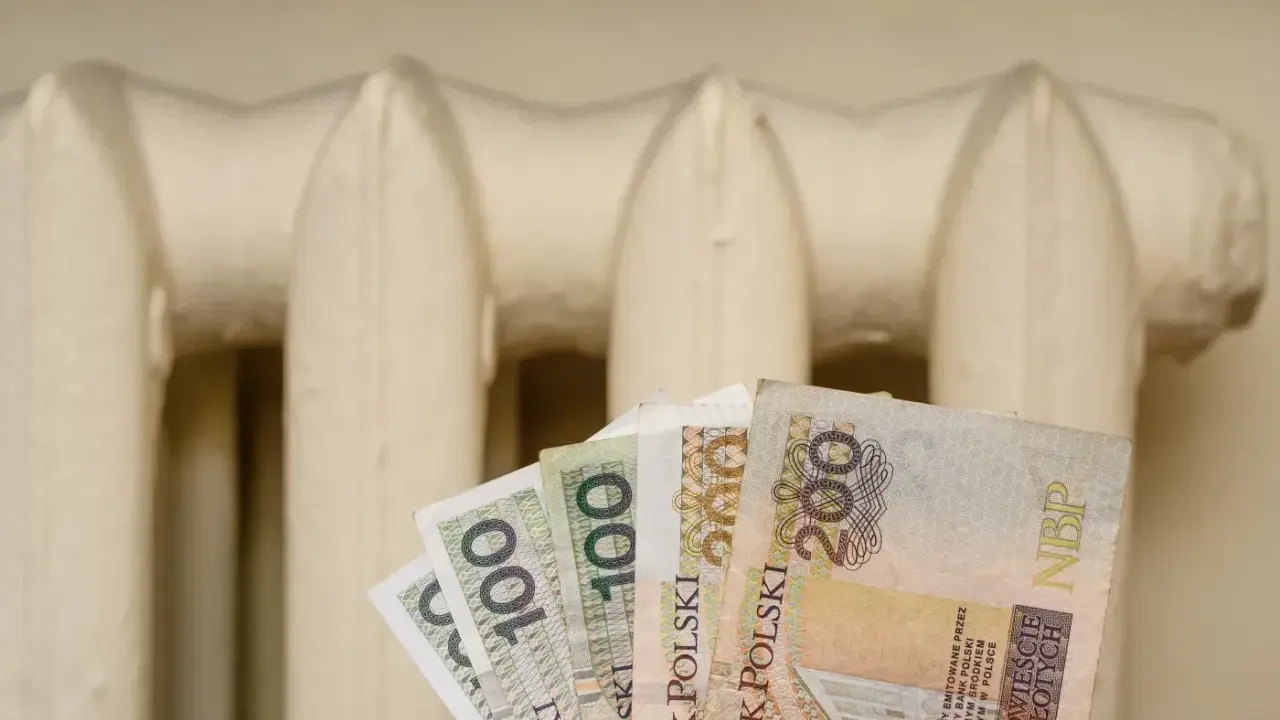 Pieniądze w tle grzejnika. Czy to zapowiedź bonu energetycznego 2026?