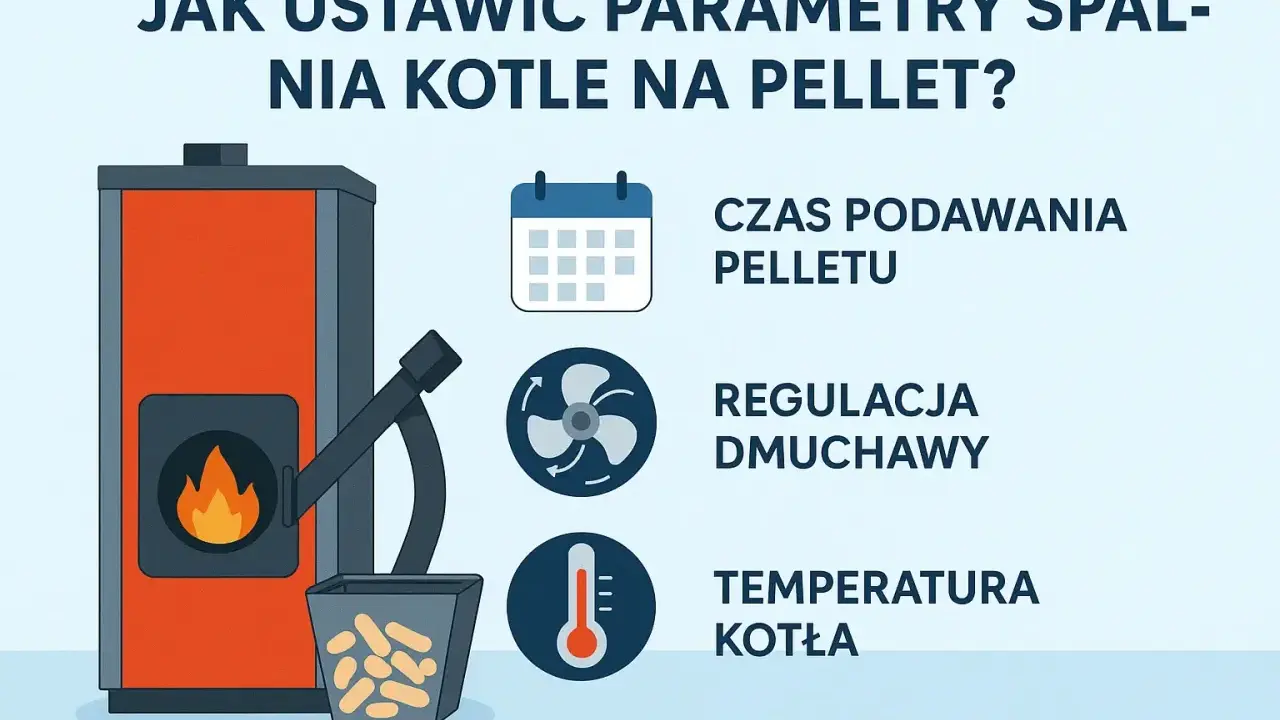 Jak uzyskać ekonomiczne ustawienie pieca na pellet? Kluczowe są: czas podawania pelletu, regulacja dmuchawy i temperatura kotła.