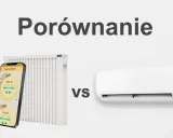 Porównanie grzejnika z aplikacją do sterowania ogrzewaniem i klimatyzatora. Który system zapewni komfort cieplny?