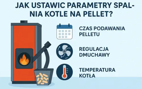 Jak uzyskać ekonomiczne ustawienie pieca na pellet? Kluczowe są: czas podawania pelletu, regulacja dmuchawy i temperatura kotła.