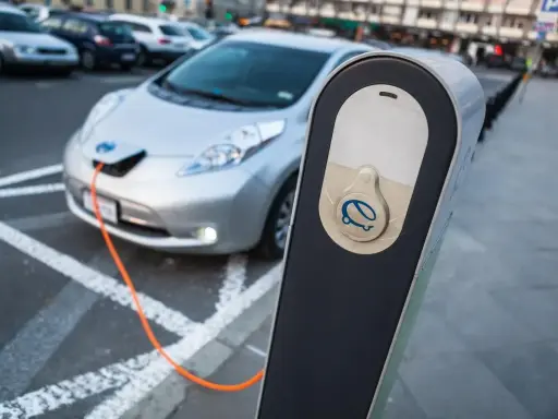 Ładowanie samochodu elektrycznego w Polsce. Coraz więcej aut elektrycznych w Polsce, co widać na ulicach.