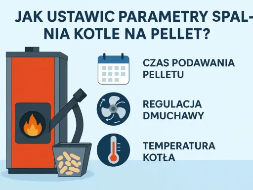 Jak uzyskać ekonomiczne ustawienie pieca na pellet? Kluczowe są: czas podawania pelletu, regulacja dmuchawy i temperatura kotła.