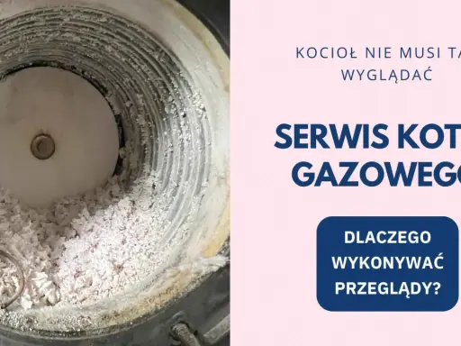 Wnętrze kotła gazowego po długim okresie bez przeglądu. Zobacz, dlaczego warto regularnie serwisować swój piec.