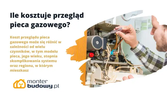 Przegląd piecyka gazowego. Fachowiec sprawdza wnętrze urządzenia, by zapewnić jego sprawność i bezpieczeństwo.
