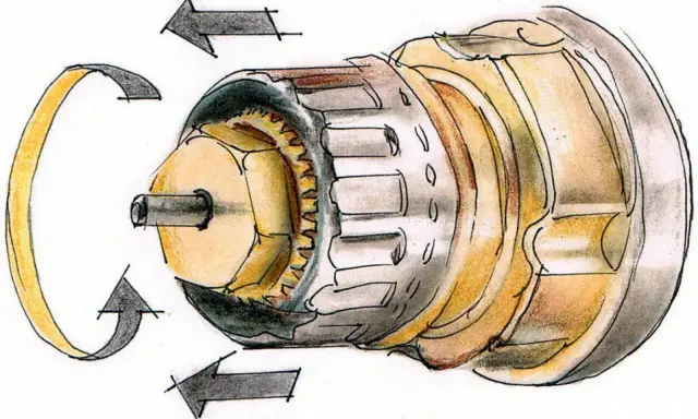 Schemat mechanizmu termostatycznego. Dowiedz się, jak dobrać głowicę termostatyczną, analizując jej budowę i działanie.