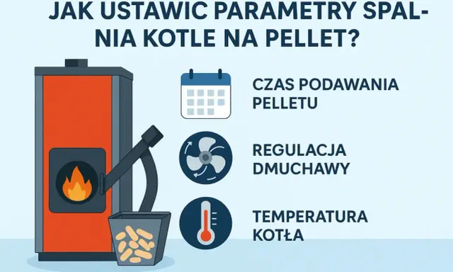 Jak uzyskać ekonomiczne ustawienie pieca na pellet? Kluczowe są: czas podawania pelletu, regulacja dmuchawy i temperatura kotła.